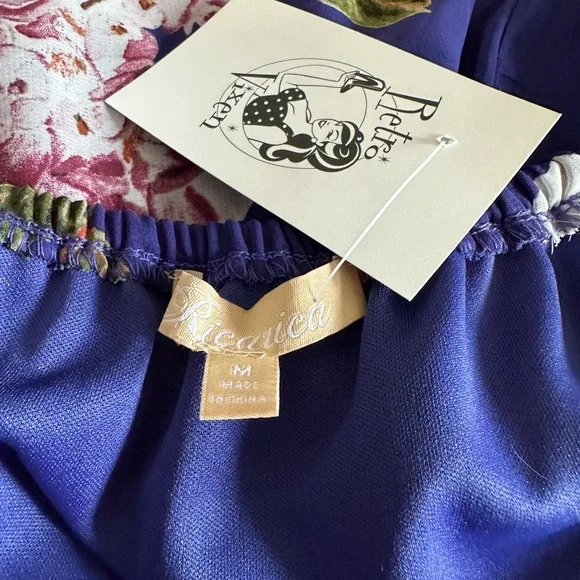 Women’s Blue Cold-Shoulder Maxi / Formal / Party / Prom Dress, Size M, NWT - Picture 6 of 15